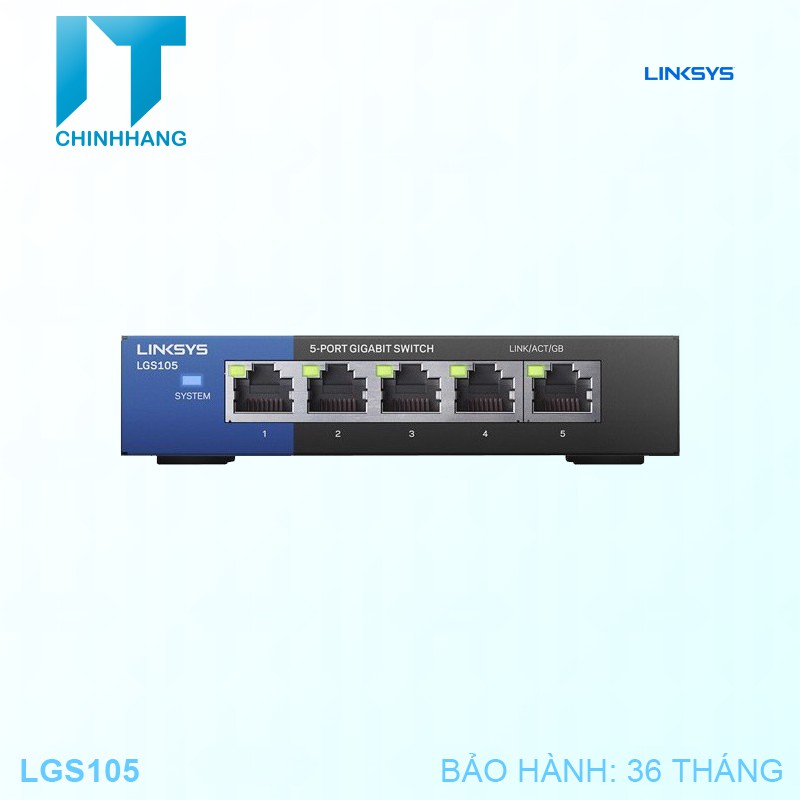 Bộ Chia Mạng Linksys LGS105 - Hàng Chính Hãng