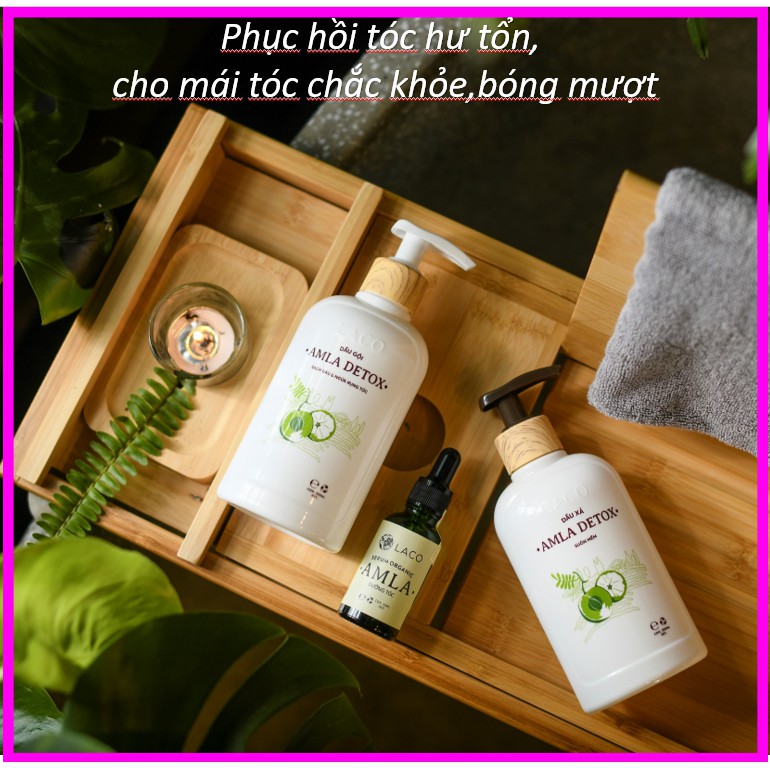 🏵️Bộ dầu gội AMLA DETOX⚡ Sạch gàu, Ngừa rụng tóc⚡ Phục hồi tóc hư tổn⚡ Cho mái tóc chắc khỏe, bóng mượt⚡ Duy trì độ ẩm ⚡