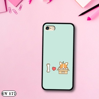 Ốp lưng  IPhone6 / 6S - Lưng nhám viền dẻo in 2D