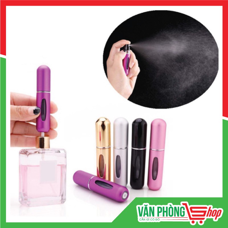 Chai Chiết Nước Hoa Mini 5ml - Chai Chiết Tiện Dụng - Lọ Chiết 5ml Sang Chảnh - Dạng Vòi Xịt Phun Sương