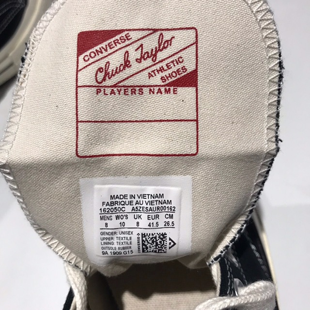 giày converse 1970s đen cao | BigBuy360 - bigbuy360.vn