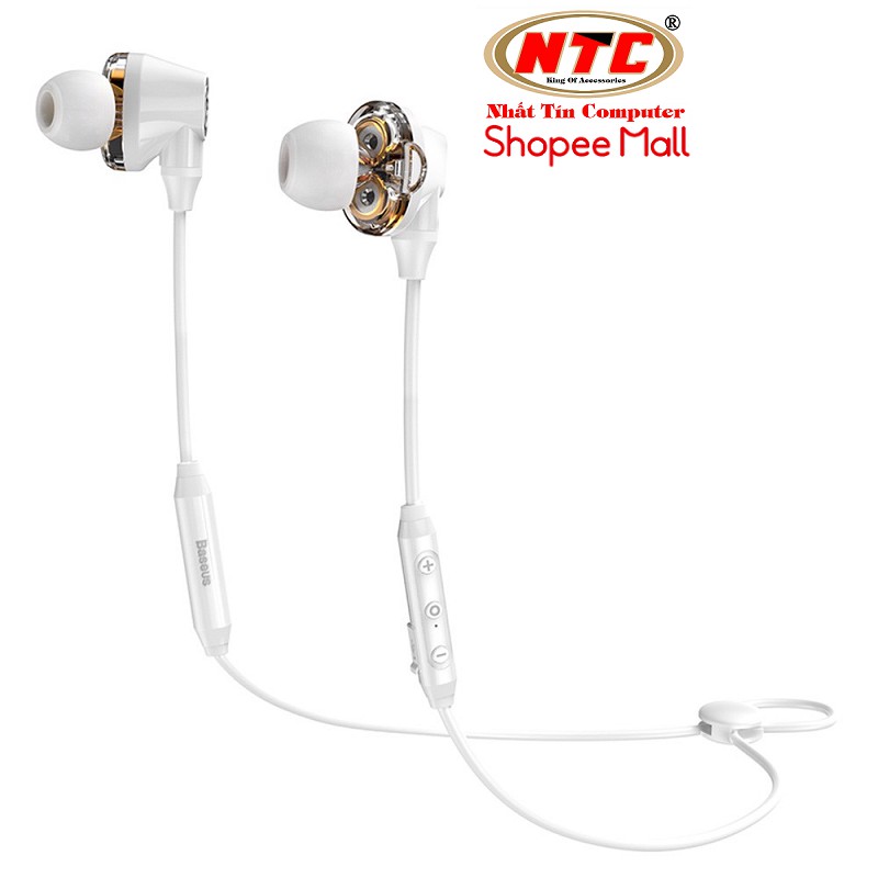 Tai nghe Bluetooth nhét tai Baseus Encok S10 Dual Moving Coils (4 Speakers, Bluetooth 4.1, iP5X waterproofing)
