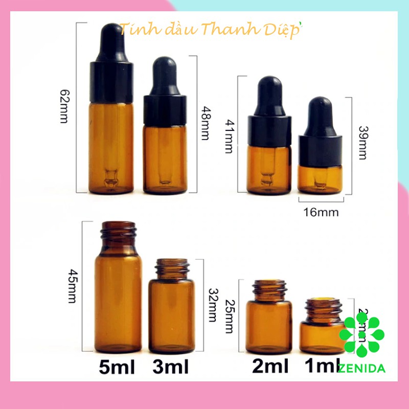 Chai đựng serum - Lọ chứa serum đựng mỹ phẩm, tinh dầu