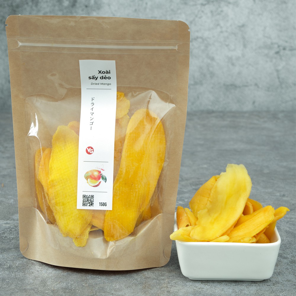 Xoài sấy dẻo hàng xuất khẩu VIETGOURMET, Trái cây sấy dẻo nguyên vị chua ngọt, Đặc sản Việt Nam ăn vặt quà tặng | BigBuy360 - bigbuy360.vn