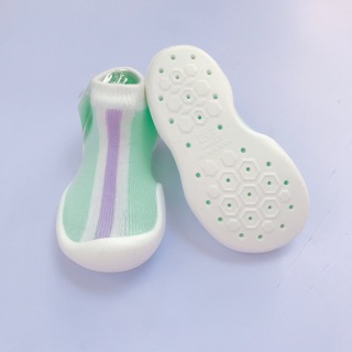 [Chính hãng Ggomoosin] Giày tập đi cho bé cưng Elf line white
