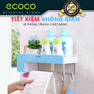 Kệ đựng đồ nhà tắm kết hợp treo khăn ECOCO 9232