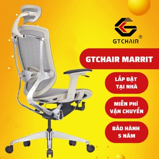 Ghế ergonomic công thái học gtchair marrit grey - bản 5d