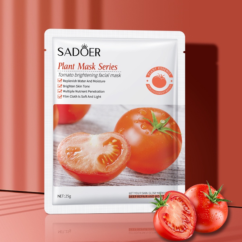 [MN001] Mặt nạ giấy SADOER cấp ẩm giảm mụn, mask cao cấp 12 vị thiên nhiên, mặt nạ trắng da cung cấp dưỡng chất cho da | BigBuy360 - bigbuy360.vn