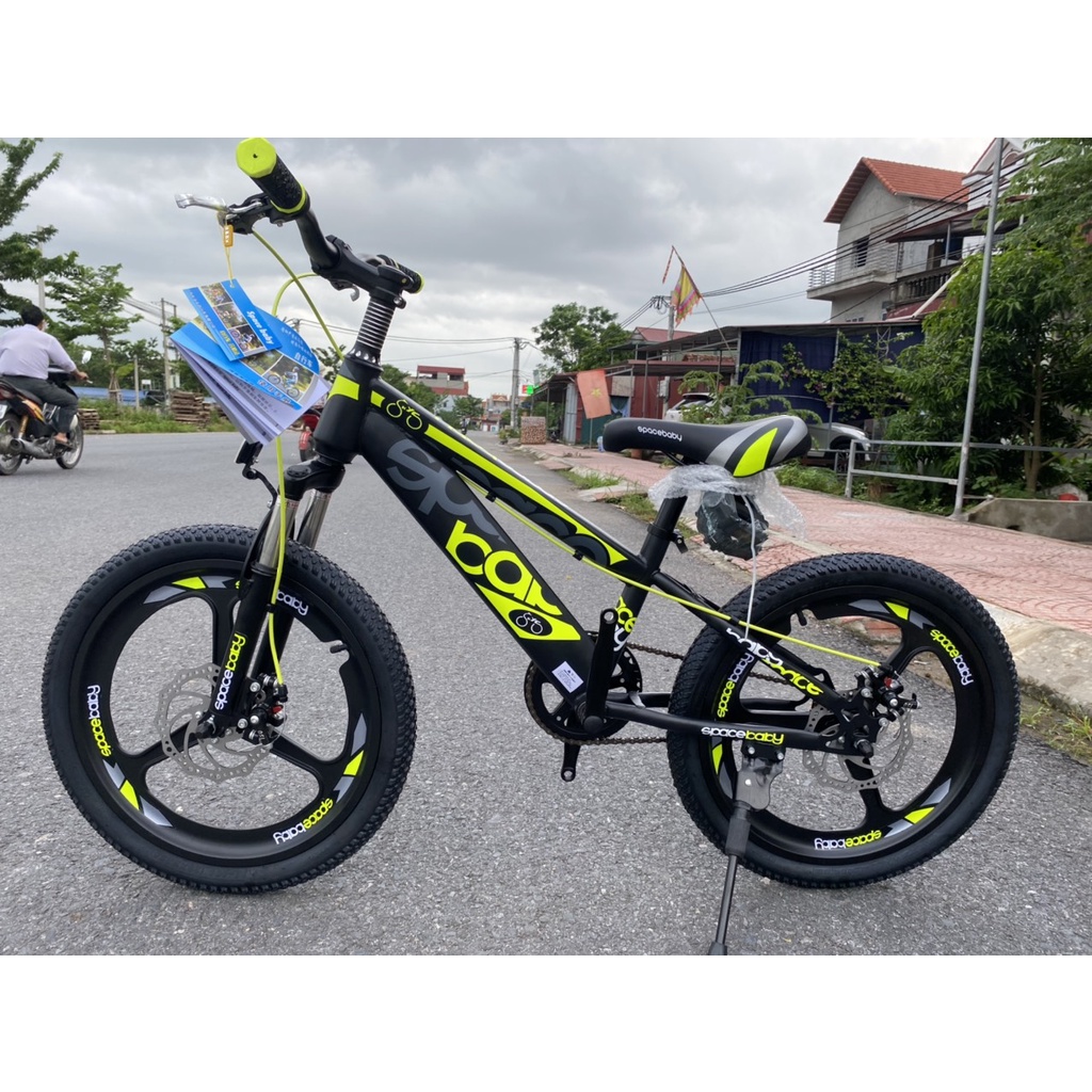 Xe Đạp Spacebaby Cho Bé Từ 6-14T, Xe Đạp Thể Thao 18-20-22Inch Khung Nhôm Vành Đúc