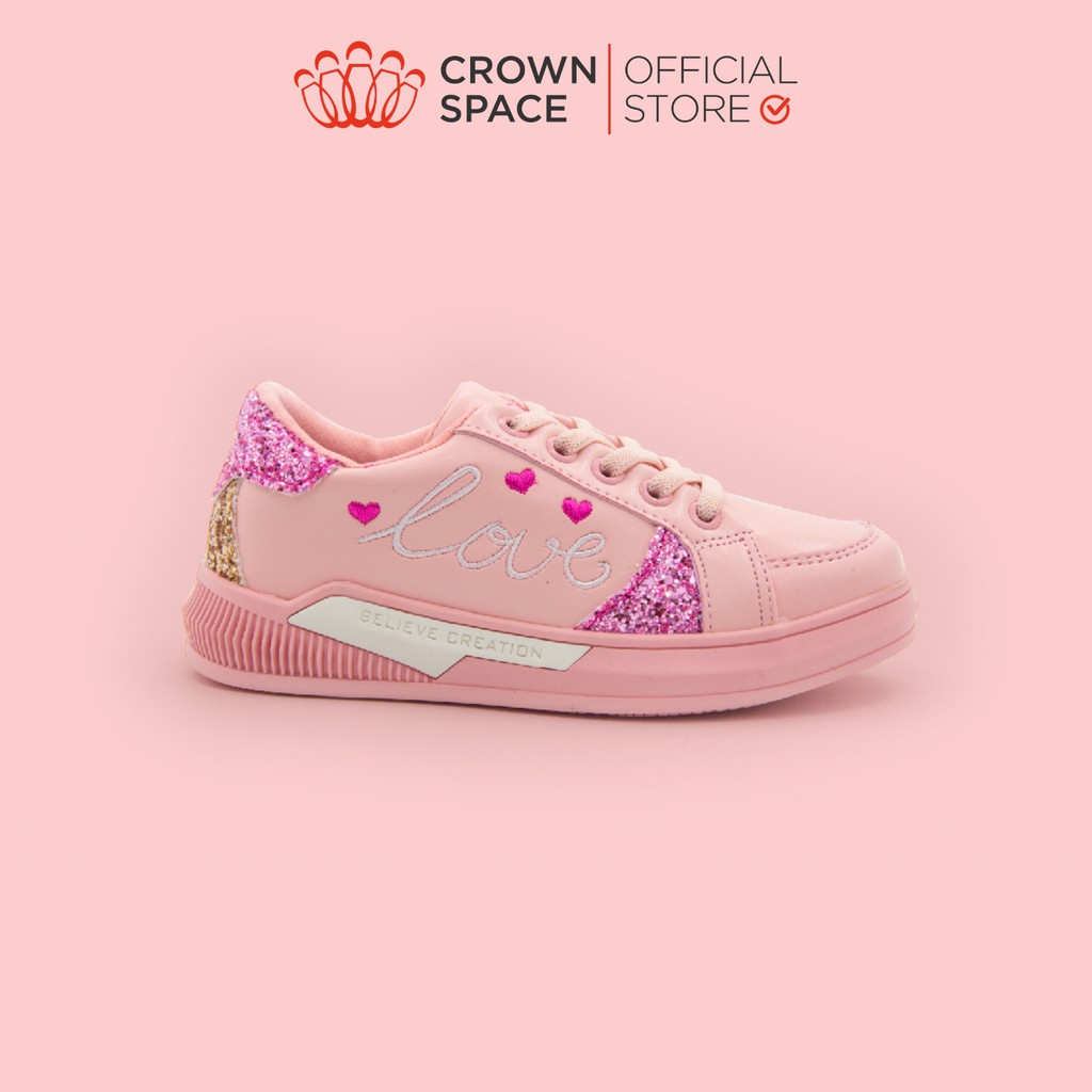 [PHIÊN BẢN CAO CẤP PREMIUM] Giày Sneaker Bé Gái Đi Học Chính Hãng Crown Space CRUK257 Siêu Nhẹ Êm Size 26 Đến Size 35