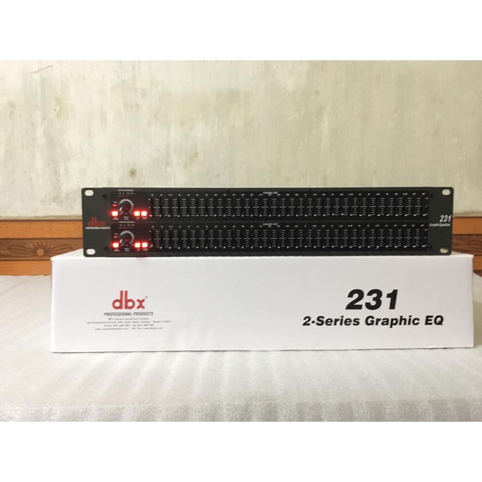 Lọc tiếng cao cấp DBX 231-Lọc xì cho dàn âm thanh chất lượng tốt - lọc âm