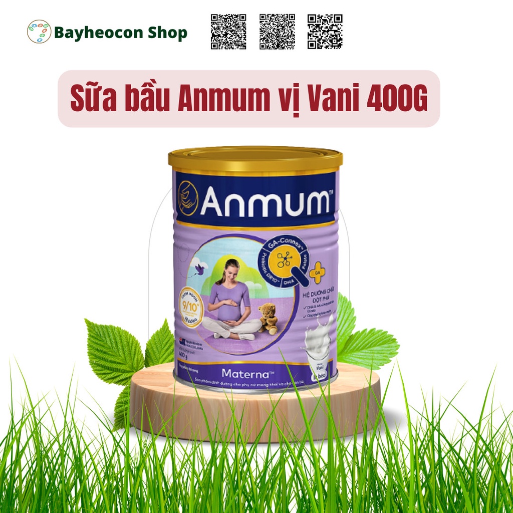 Date 2024 Sữa Bột Anmum Materna Hương VANI 400G