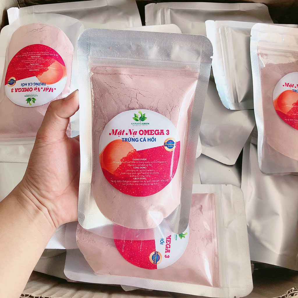 Mặt nạ trứng cá hồi Omega 3,thần dược làn da phục hồi da hư tổn và chống lão hoá