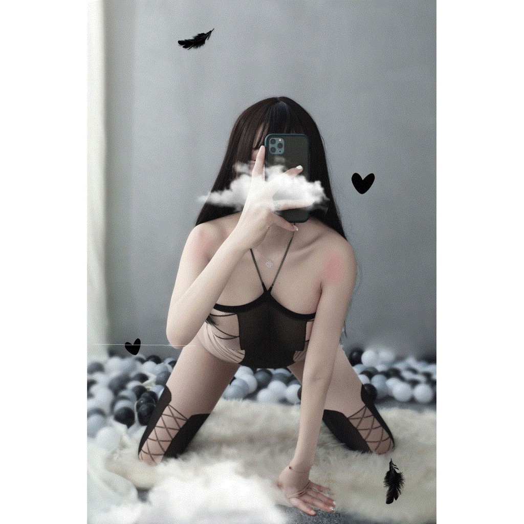 Đồ ngủ Cosplay sexy hở đáy - Đồ cospkay nữ gợi cảm