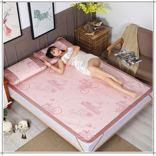 CHIẾU LỤA ĐIỀU HÒA MÁT MẺ [TẶNG KÈM 2 VỎ GỐI]