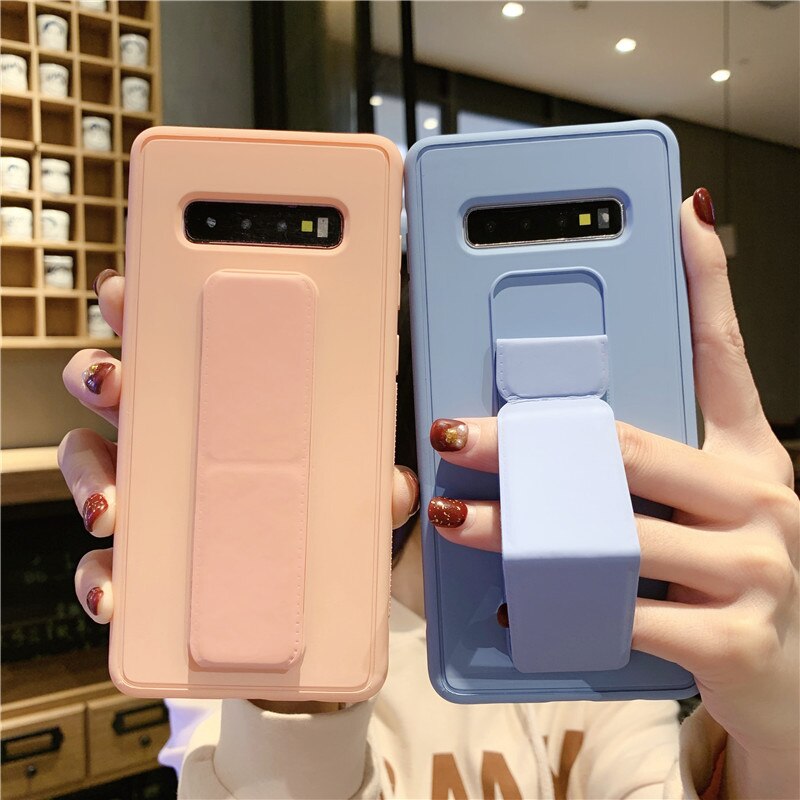 Bao Da Điện Thoại Có Dây Gài Cho samsung galaxy note 20 ultra s10 s21 ultra plus Ốp