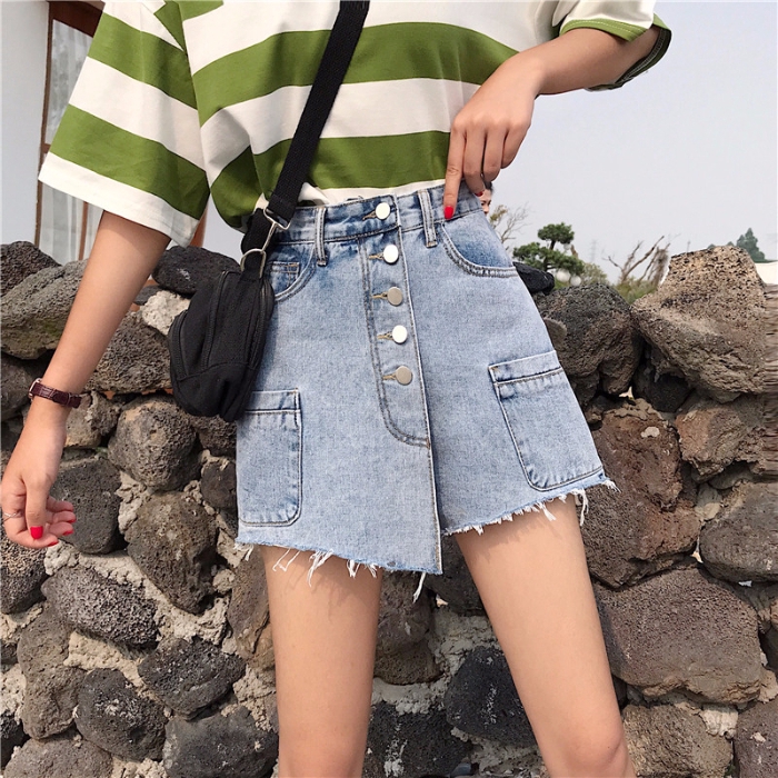 Quần Short Denim Thời Trang Mùa Hè Năng Động | BigBuy360 - bigbuy360.vn