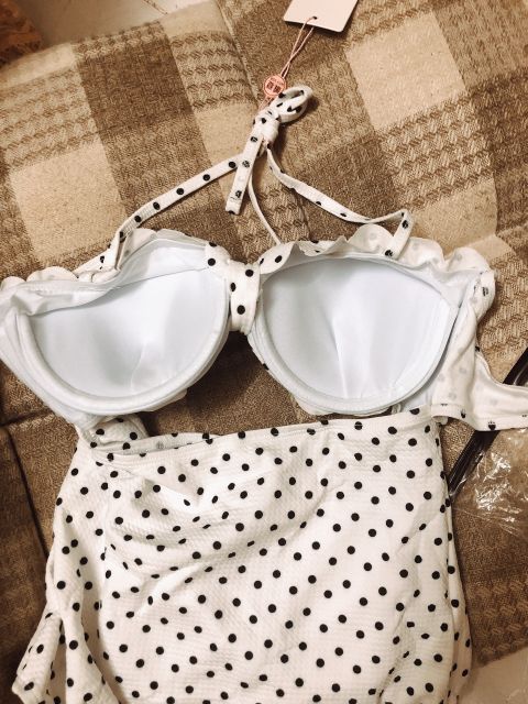 Bikini Áo Tắm 2 Dây Quảng Châu LMD33 Hoạ Tiết Chấm Bi Thắt Nơ Bánh Bèo Hottrend 2021 Sang Chảnh Xịn Đẹp Sexy Tôn Dáng | BigBuy360 - bigbuy360.vn