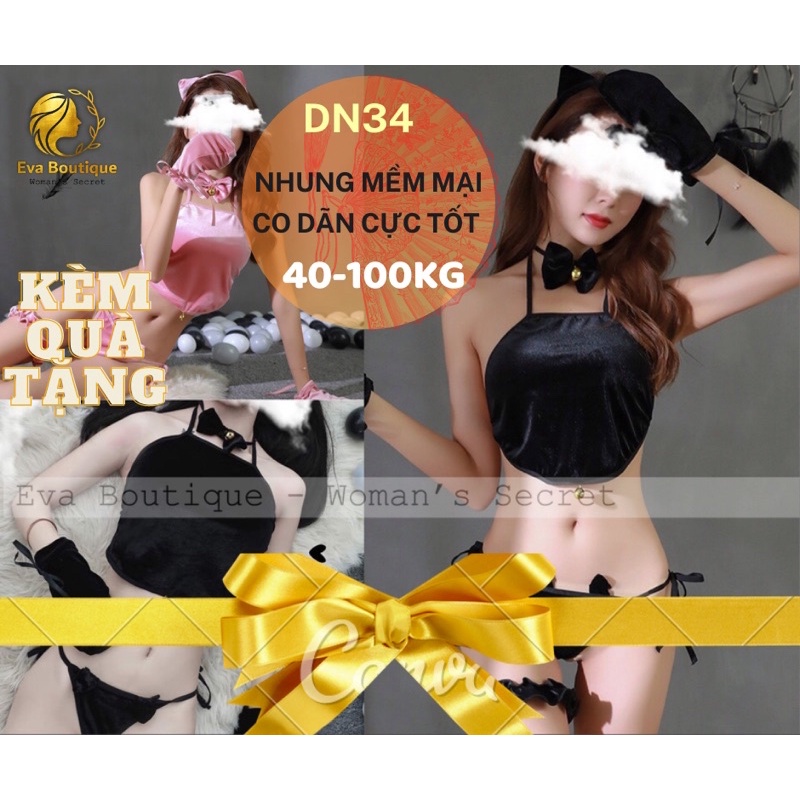 _DN34_Bộ Cosplay cô Mèo Sexy Đáng Yêu [EvaBoutique]