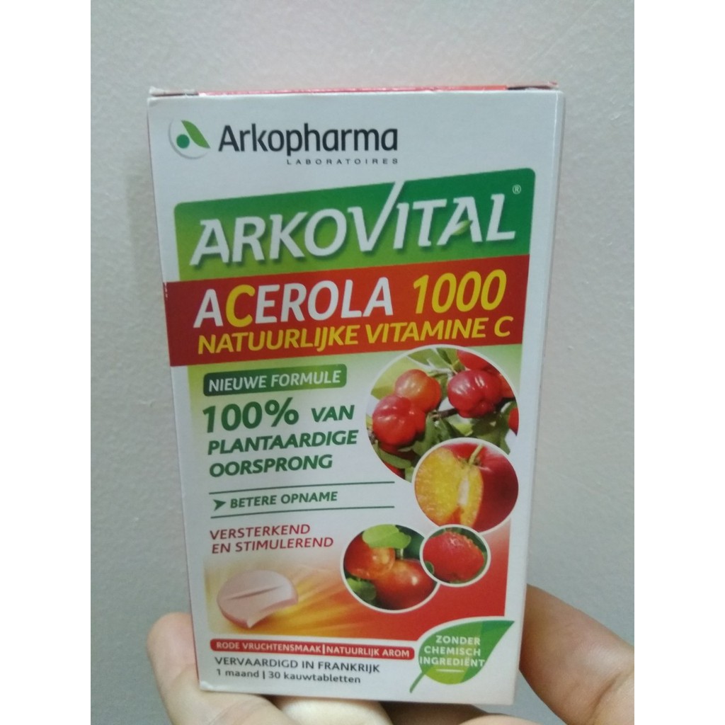 Viên Ngậm Vitamin C tự nhiên ARKOVITAL của Pháp