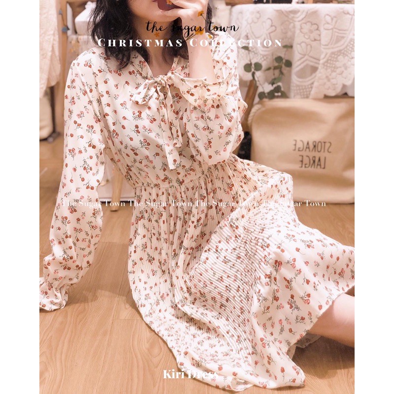 Váy Kiri chun eo xếp li by Sugar Town | BigBuy360 - bigbuy360.vn