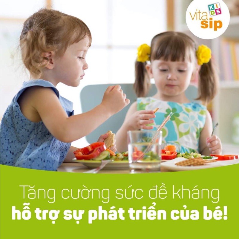 Vitasip Kids - Multi Vitamin cho Bé - Ống hút diệu kỳ