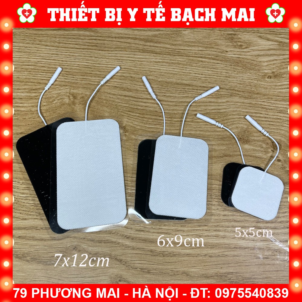 Miếng Dán Điện Xung Cho Máy Massage Xung Điện DR Ho Các Size 5x5cm, 6x9cm, 7x12cm