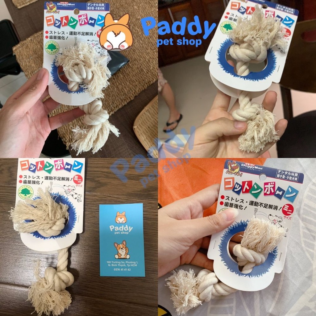 Xương Cotton Nhai Gặm Sạch Răng Cho Chó DoggyMan