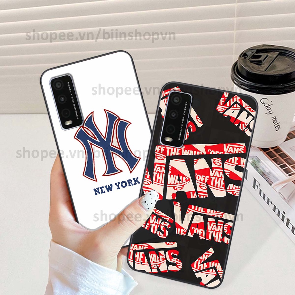 Ốp Vivo Y20 in hình các thương hiệu nổi tiếng siêu đẹp, thời trang cá tính