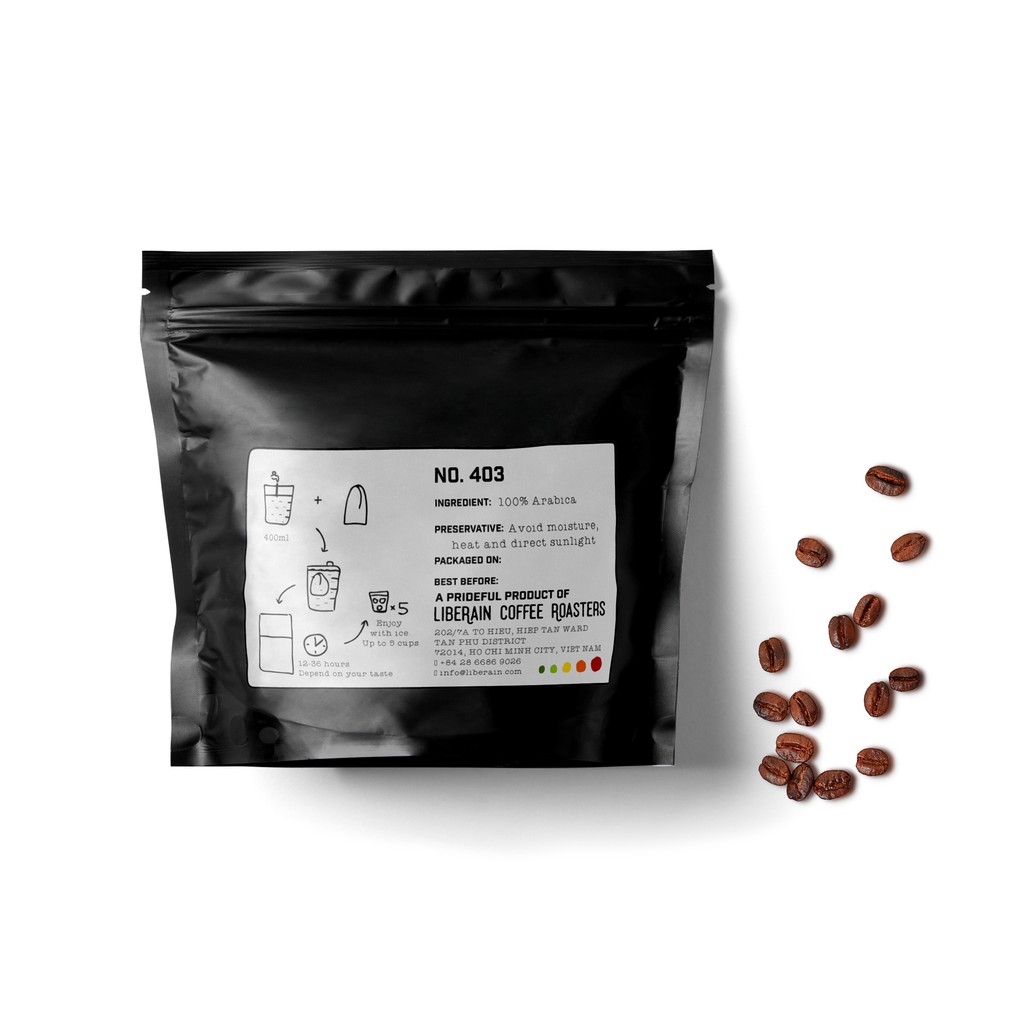 [Mã GROXUAN1 giảm 8% đơn 150K] Cà phê cold brew túi lọc Liberain 403 - 100% Arabica, vị ngọt, hậu vị kéo dài | BigBuy360 - bigbuy360.vn