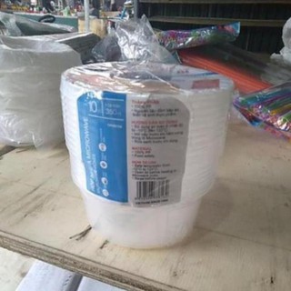 Hộp nhựa tròn microwave 350ml Thuận Lợi