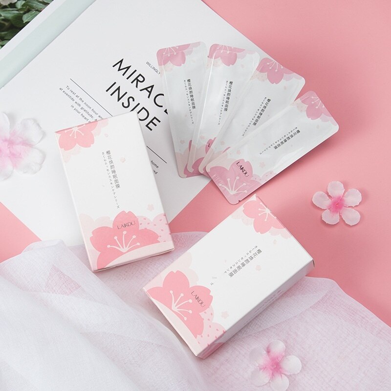 Mặt nạ ngủ dưỡng ẩm làm trắng thu nhỏ lỗ chân lông chiết xuất hoa anh đào Leichla | BigBuy360 - bigbuy360.vn