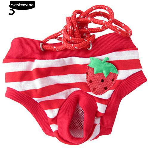 Quần lót cotton nhiều màu sắc họa tiết trái cây xinh xắn cho thú cưng