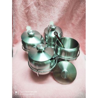 Bộ hũ gia vị INOX 304