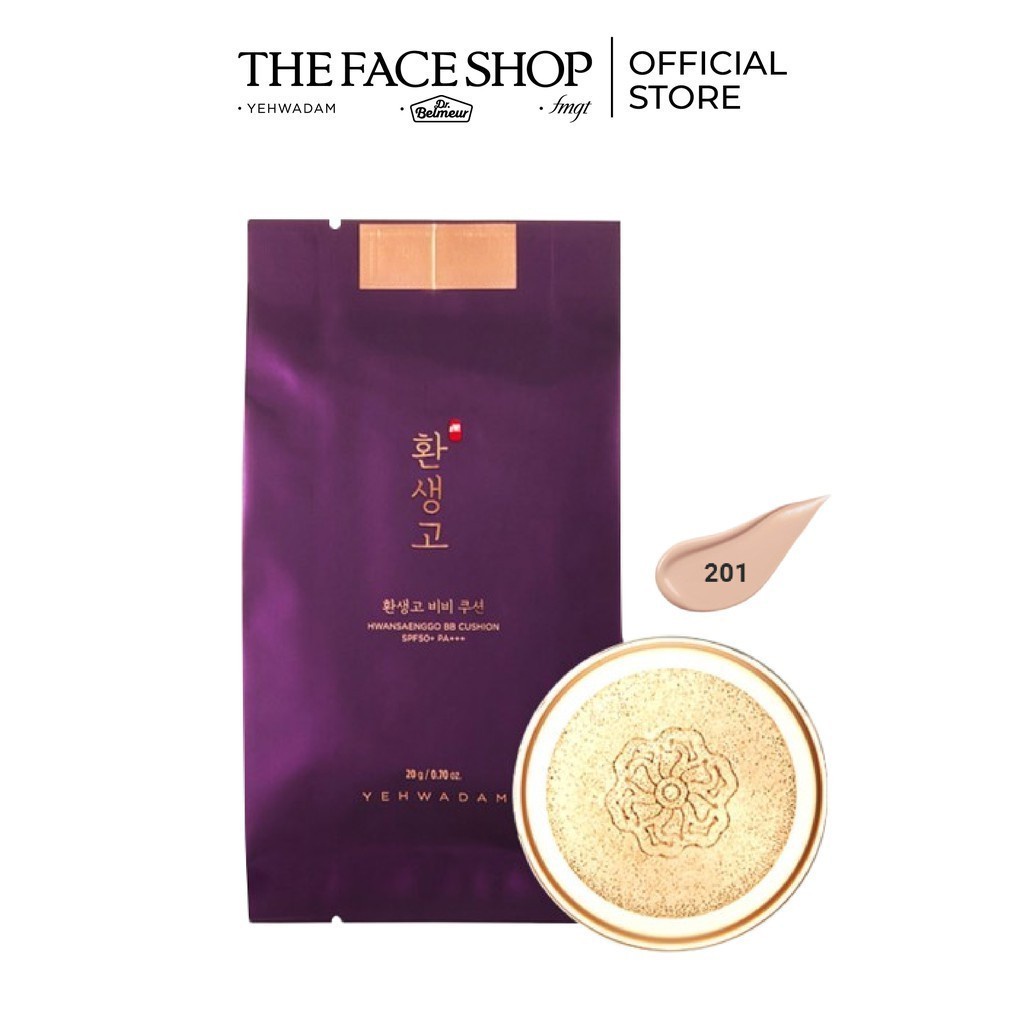 Combo (Lõi) Màu 201 Phấn Nước Trang Điểm TheFaceShop 20G+ Bộ Sản Phẩm Làm Sạch Sâu TheFaceShop 1pcs