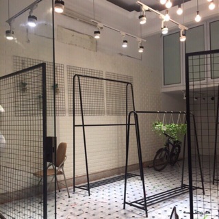 Giá treo quần áo- Giá chữ A - Giá 2 tầng cho shop