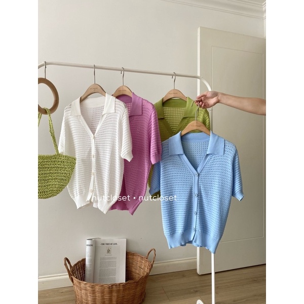 Áo mongtoghi cổ polo thân lỗ 920_A0563