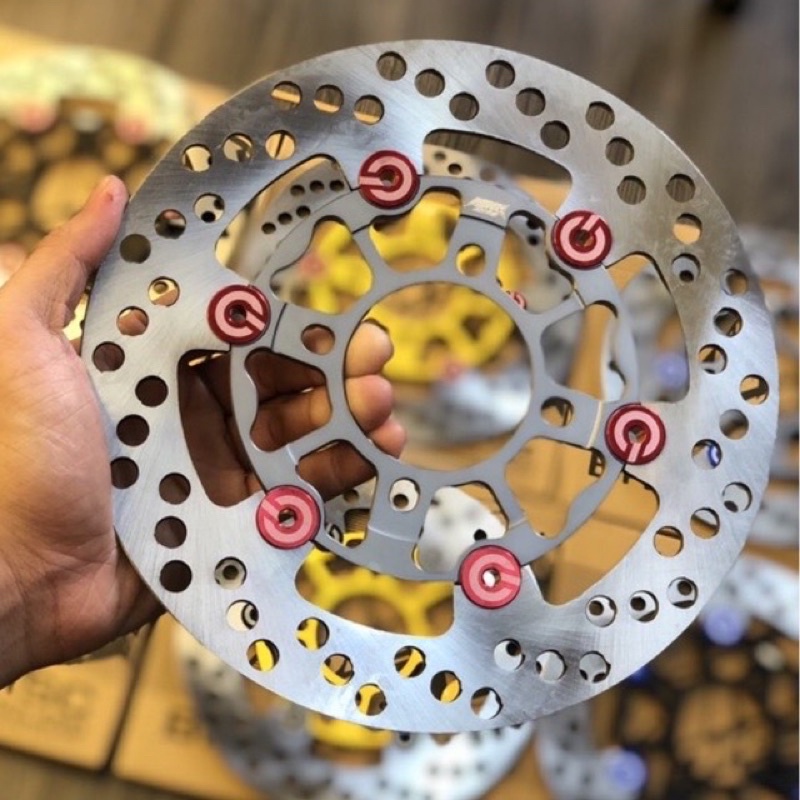 DĨA THẮNG KINGDRAG 220mm gắn mâm 4 lỗ cho các dòng xe Honda, Yamaha - Đĩa thắng trước Kingdrag đĩa thắng kingdrag 220mm