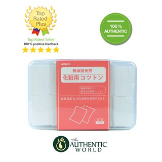 Miniso - Bông tẩy trang hộp nhựa 1000 miếng