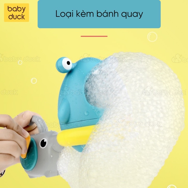 Cua tạo bọt, dụng cụ tạo bọt đồ chơi nhà tắm cho bé