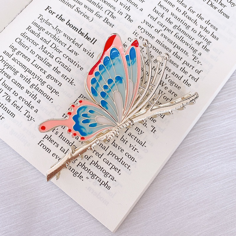 Kẹp Tóc Hình Bướm Nhiều Màu Phong Cách Mới 2022