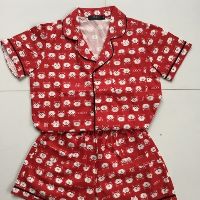 Bộ mặc nhà pijama chất liệu thô