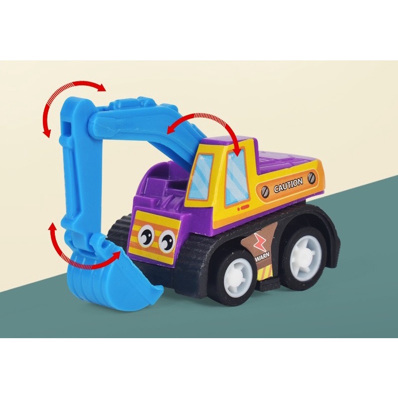 Set 6 oto đồ chơi cho bé