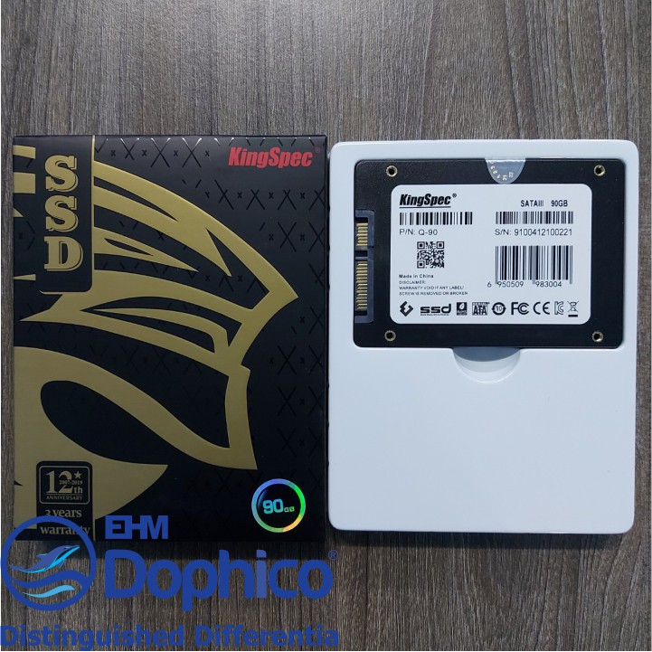 Ổ cứng SSD KingSpec 90GB – CHÍNH HÃNG – Bảo hành 3 năm – Tặng cáp dữ liệu Sata 3.0