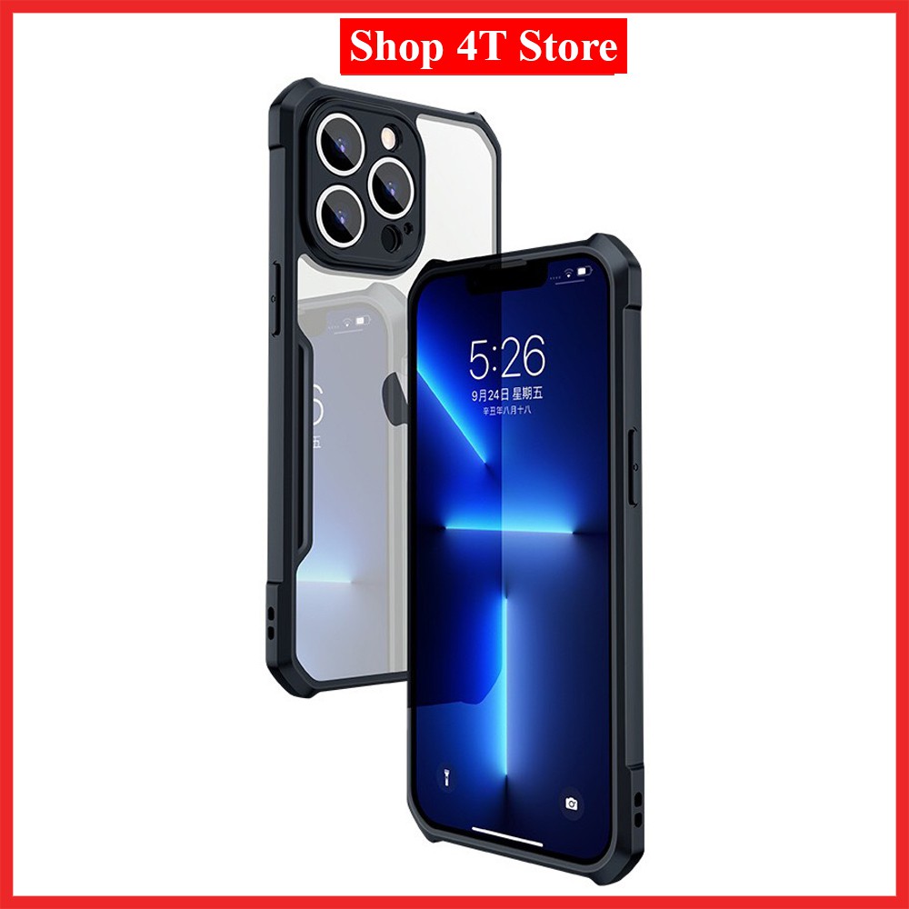 Ốp lưng iPhone 11, 11Promax, 12/12Promax, 13 Promax chống sốc chính hãng XUNDD, bảo vệ Camera