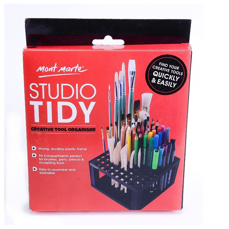 Khay cắm bút , cọ 96 lỗ- Studio Tidy Mont Marte