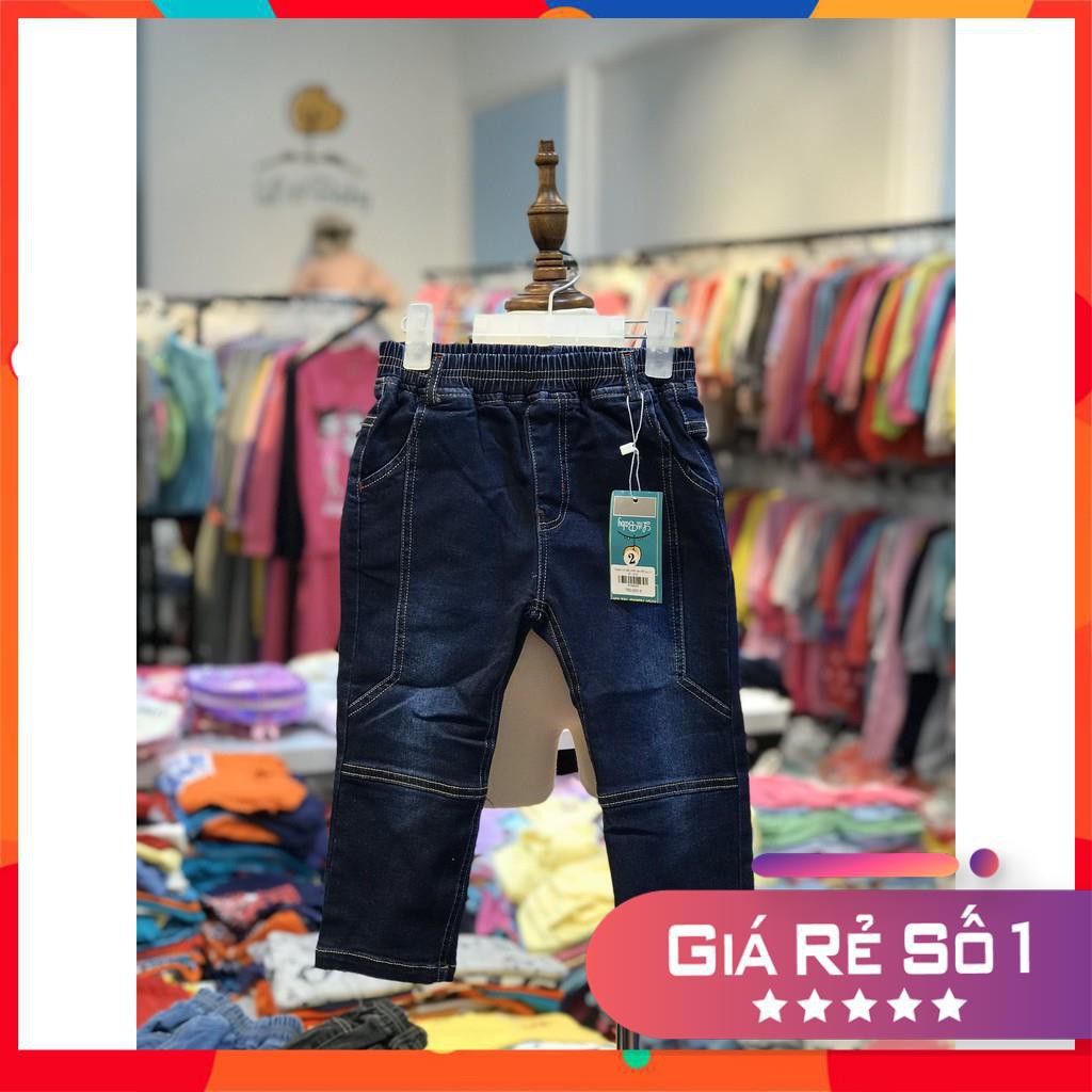 Quần bò dài BÉ TRAI nan phối Litibaby size 2-8T ( cho bạn 11kg - 26kg). Chất bò mềm, đẹp, dễ mặc