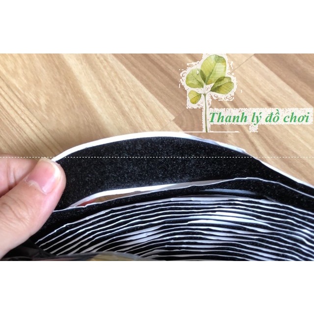 Miếng Dán Gai Dính rộng 11cm, Khóa Nhám Dán Xé 2 Mặt Có Keo Dính Cố Định Vi Trí Thảm, đồ Đùng Trống Trượt Đa Năng