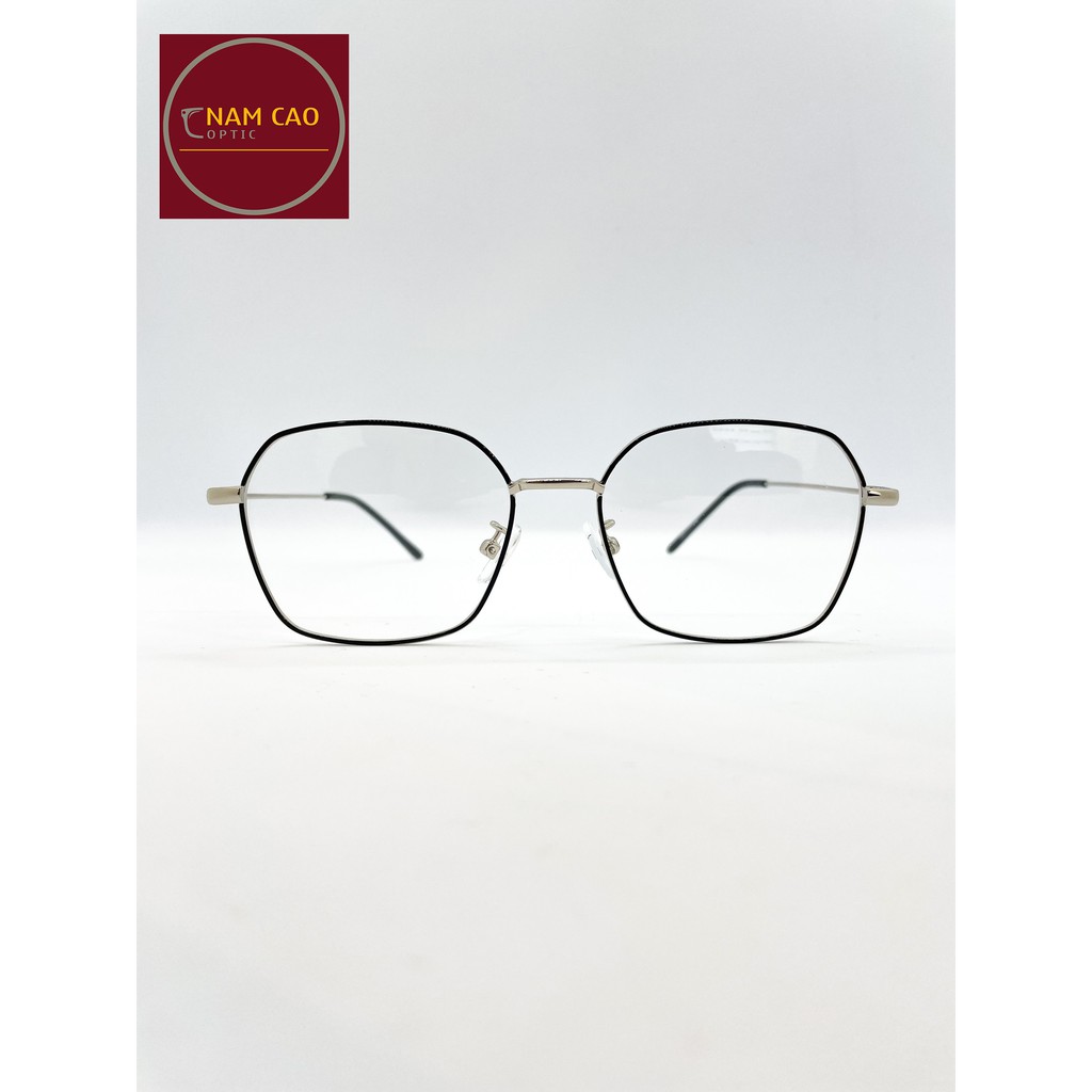 Gọng kính cận kim loại nam nữ  mắt vuông màu sắc thời trang thiết kế chắc chắn N134 | BigBuy360 - bigbuy360.vn