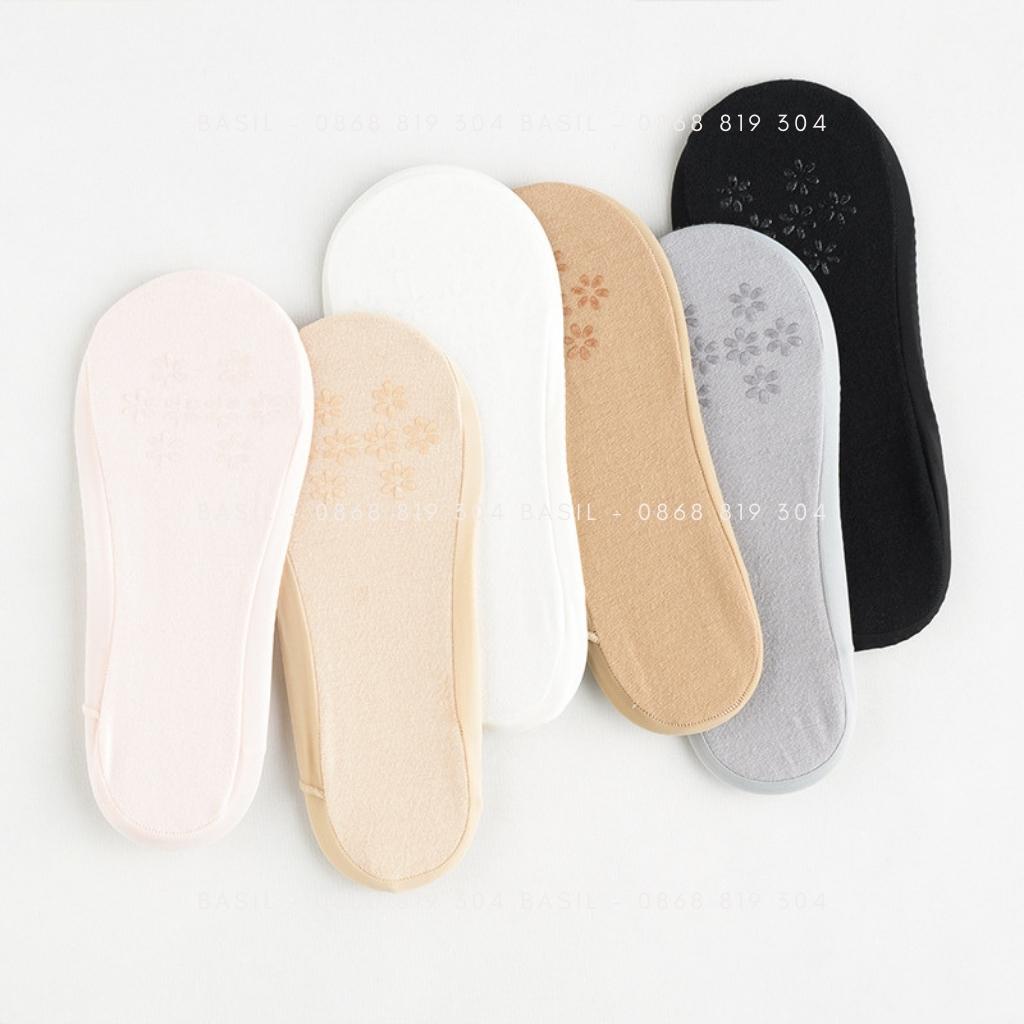 Tất lười ren nữ A7 combo 2 vớ lười chống trượt cao cấp BASIL